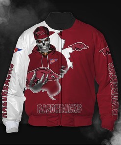 Skull Arkansas Razorbacks Jacket