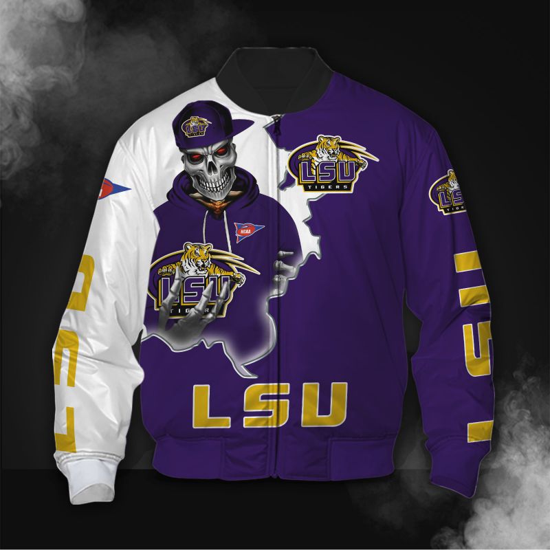 Skull LSU Tigers Jacket