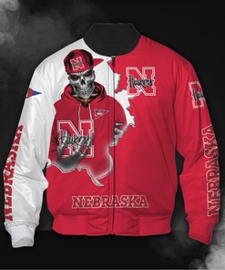 Skull Nebraska Huskers Jacket