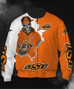 Skull Oklahoma State Cowboys Jacket