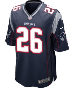 Sony Michel New England Patriots 2018 Nfl Draft First Round Pick #2 Game Jersey - Navy
