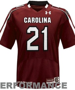 South Carolina Gamecocks #21 Marcus Lattimore Red Football Jersey