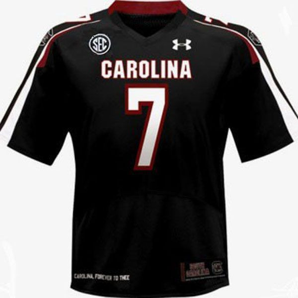 South Carolina Gamecocks #7 Jadeveon Clowney Black Football Jersey