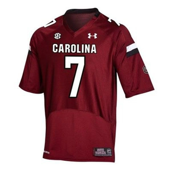 South Carolina Gamecocks #7 Jadeveon Clowney Red Football Jersey