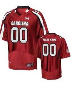 South Carolina Gamecocks Red Customized Football Jersey