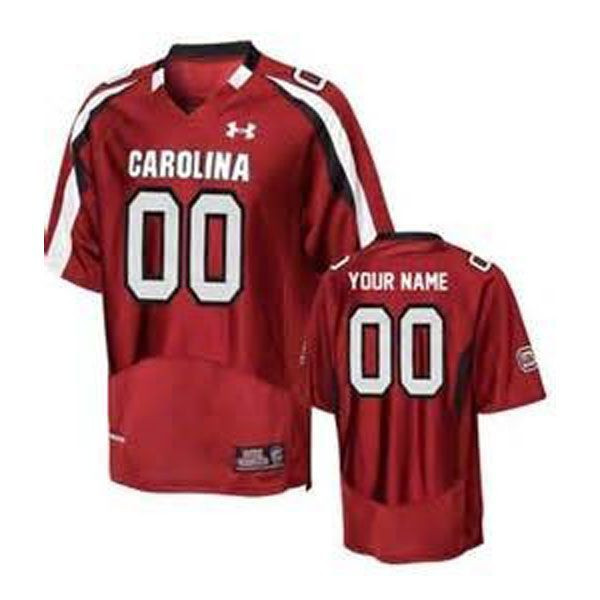 South Carolina Gamecocks Red Customized Football Jersey