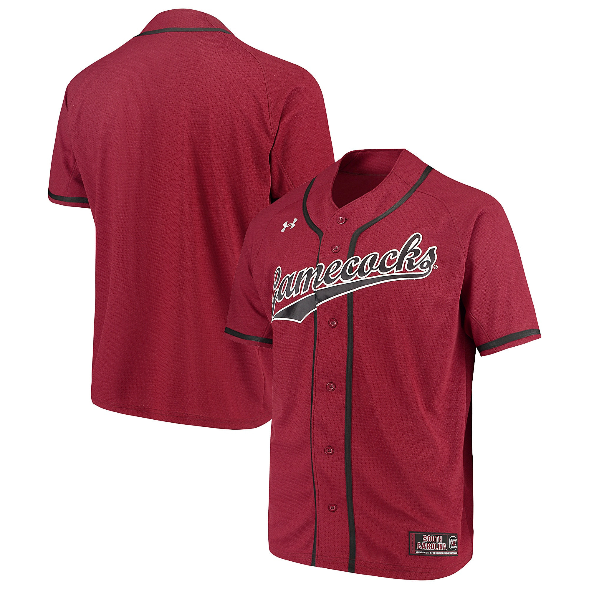 South Carolina Gamecocks Under Armour Performance Replica Baseball Jersey Garnet Ncaa