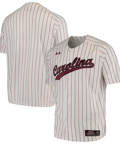South Carolina Gamecocks Under Armour Performance Replica Baseball Jersey - White Ncaa