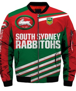 South Sydney Rabbitohs Jacket 3D Full-zip Jackets