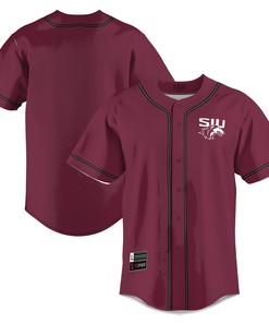 Southern Illinois Salukis Baseball Jersey - Maroon Ncaa