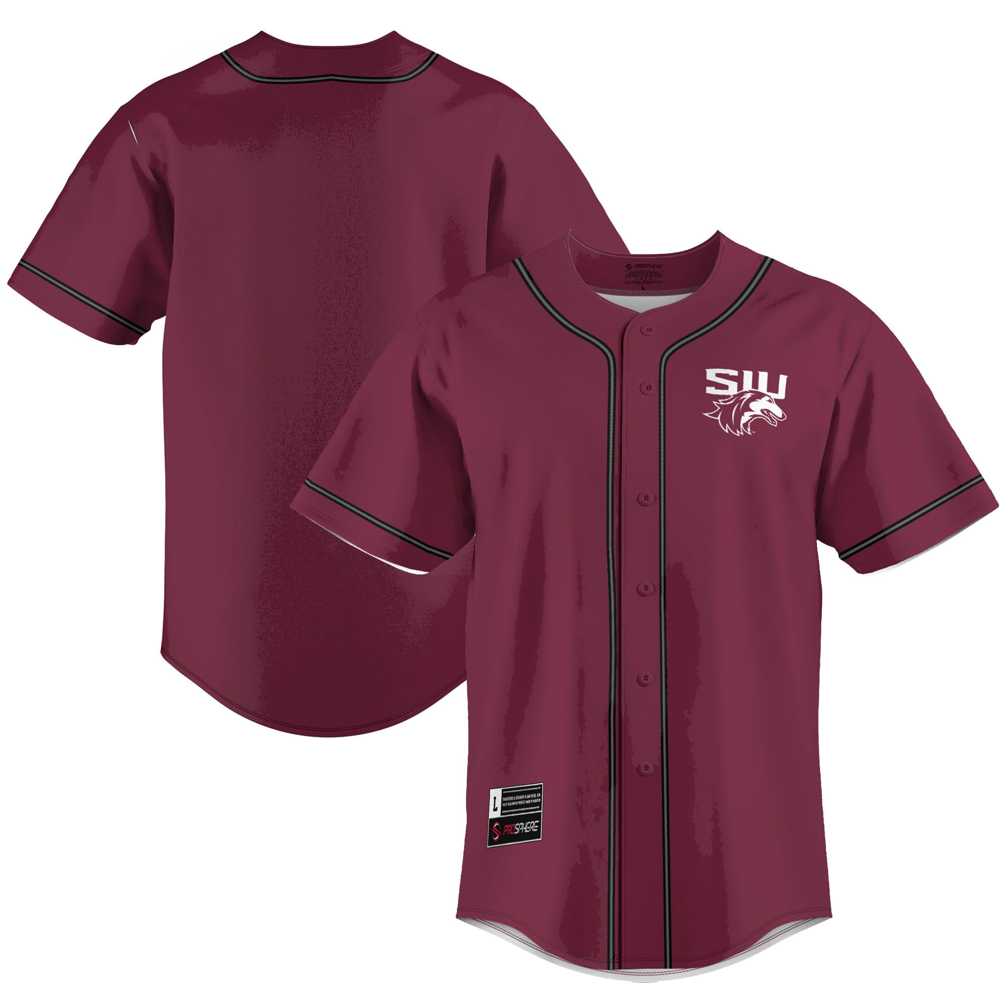 Southern Illinois Salukis Baseball Jersey - Maroon Ncaa