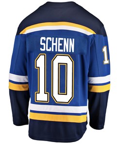 St. Louis Blues Brayden Schenn 10 Home 2022 Stanley Cup Playoffs Breakaway Men Jersey - Royal