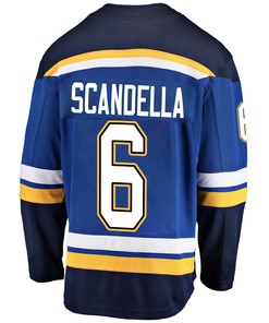 St. Louis Blues Marco Scandella 6 Home 2022 Stanley Cup Playoffs Breakaway Men Jersey - Royal