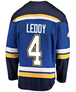 St. Louis Blues Nick Leddy 4 Home 2022 Stanley Cup Playoffs Breakaway Men Jersey - Royal