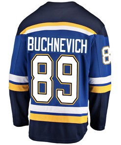 St. Louis Blues Pavel Buchnevich 89 Home 2022 Stanley Cup Playoffs Breakaway Men Jersey - Royal