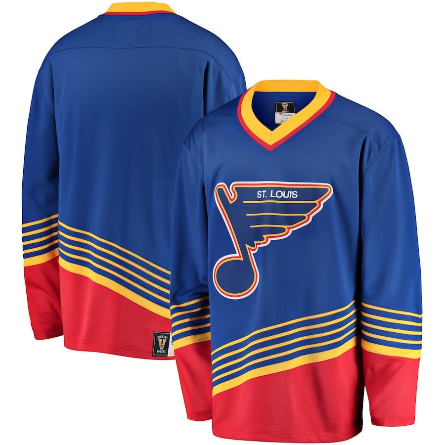 St. Louis Blues Premier Breakaway Heritage Men Jersey - Blue