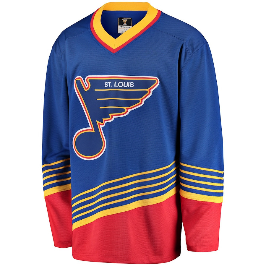 St. Louis Blues Premier Breakaway Heritage Men Jersey - Blue