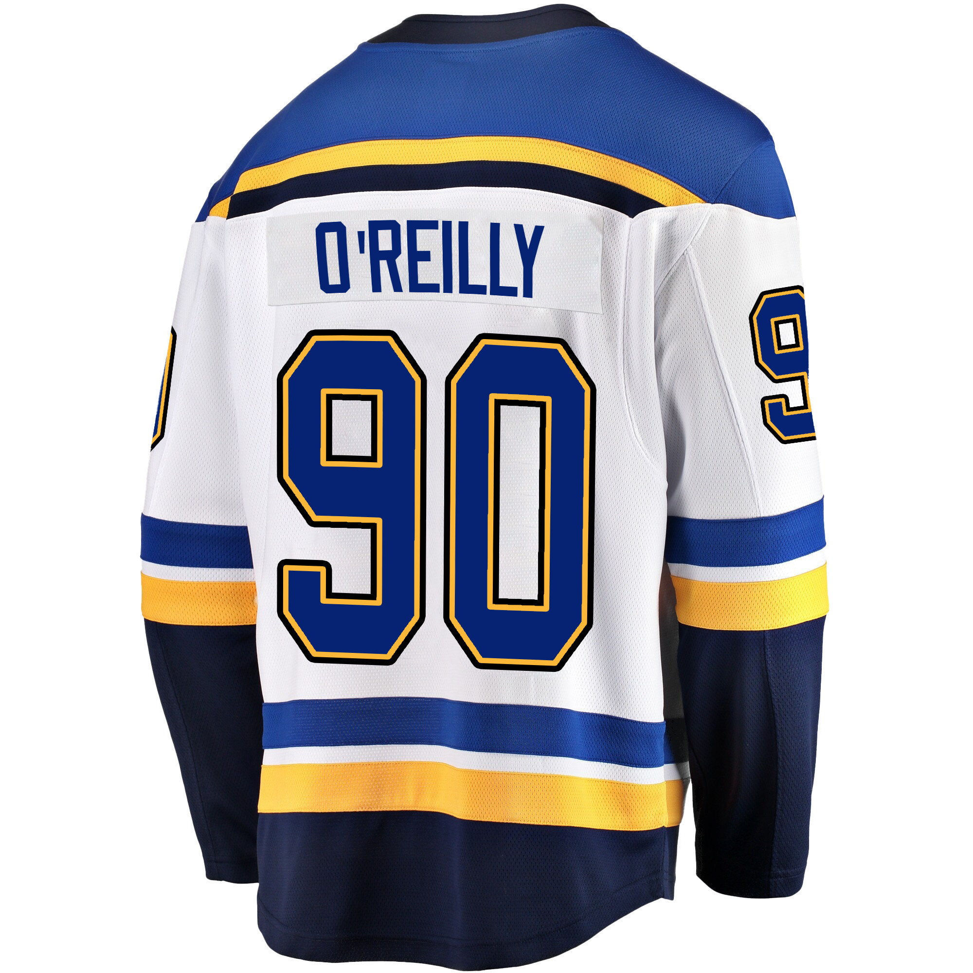 St. Louis Blues Ryan O'Reilly 90 Away 2022 Stanley Cup Playoffs Breakaway Men Jersey - White