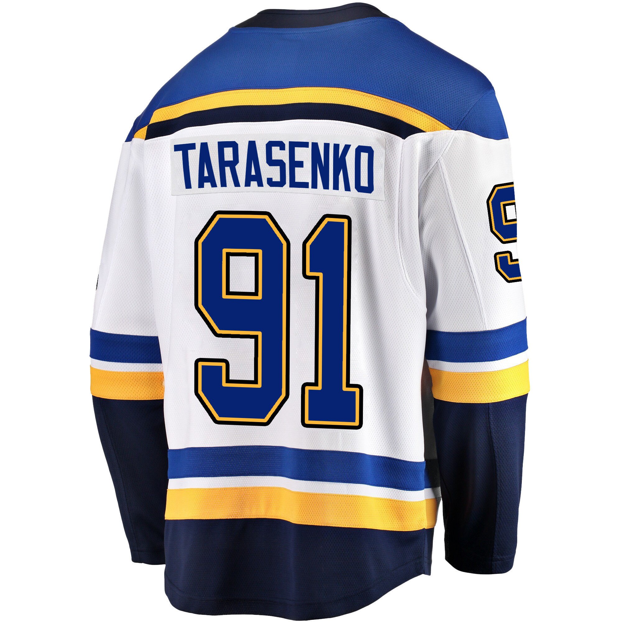 St. Louis Blues Vladimir Tarasenko 91 Away 2022 Stanley Cup Playoffs Breakaway Men Jersey - White