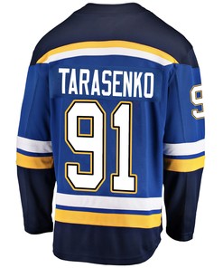 St. Louis Blues Vladimir Tarasenko 91 Home 2022 Stanley Cup Playoffs Breakaway Men Jersey - Royal