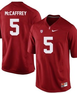 Stanford Cardinal #5 Christian McCaffrey Cardinal Football Jersey