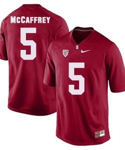Stanford Cardinal #5 Christian McCaffrey Red Football Jersey