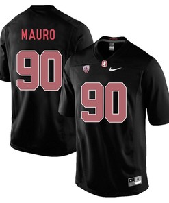 Stanford Cardinal Blackout Josh Mauro Player Football Jersey