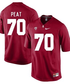 Stanford Cardinal Cardinal Andrus Peat Player Football Jersey