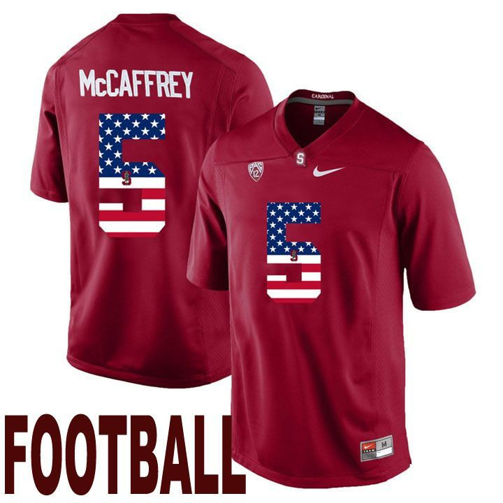 Stanford Cardinal Cardinal Christian McCaffrey NCAA Football Limited Jersey
