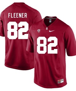 Stanford Cardinal Cardinal Coby Fleener Player Football Jersey