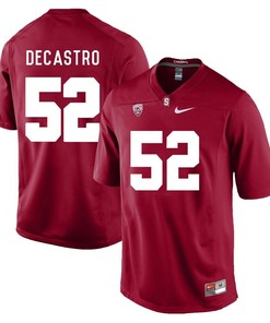 Stanford Cardinal Cardinal David DeCastro Player Football Jersey