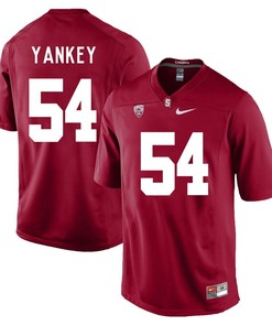 Stanford Cardinal Cardinal David Yankey Player Football Jersey