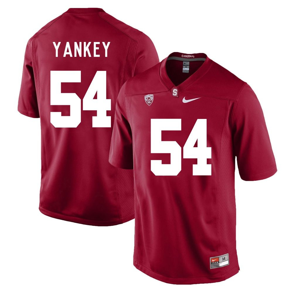 Stanford Cardinal Cardinal David Yankey Player Football Jersey