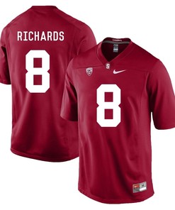 Stanford Cardinal Cardinal Jordan Richards Player Football Jersey