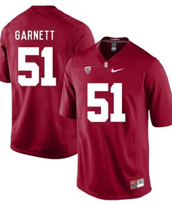 Stanford Cardinal Cardinal Joshua Garnett Player Football Jersey