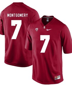 Stanford Cardinal Cardinal Ty Montgomery Player Football Jersey