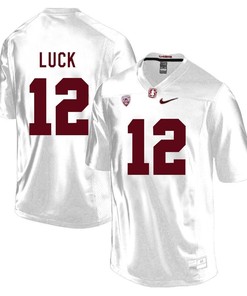 Stanford Cardinal White Andrew Luck Player Football Jersey