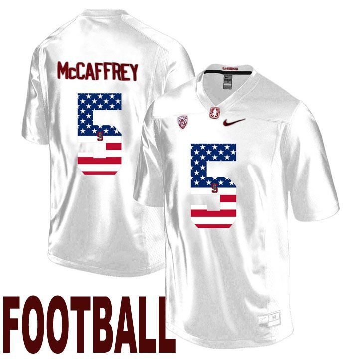 Stanford Cardinal White Christian McCaffrey NCAA Football Limited Jersey