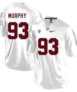 Stanford Cardinal White Trent Murphy Player Football Jersey
