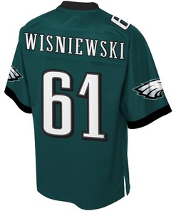 Stefen Wisniewski Philadelphia Eagles Nfl Pro Line Player Jersey - Midnight Green