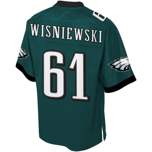 Stefen Wisniewski Philadelphia Eagles Nfl Pro Line Player Jersey - Midnight Green