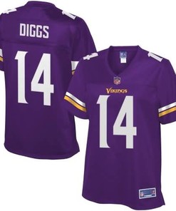 Stefon Diggs Minnesota Vikings Nfl Pro Line Womens Team Color Jersey - Purple