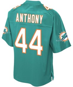 Stephone Anthony Miami Dolphins Nfl Pro Line Team Player Jersey - Aqua