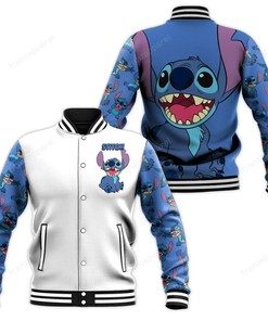 Stitch Baseball Jacket 07 Personalized 3d Baseball Jersey