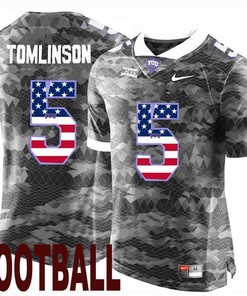 TCU Horned Frogs Gray LaDainian Tomlinson NCAA Football Limited Jersey