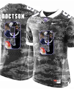 TCU Horned Frogs Grey Josh Doctson College Football Jersey