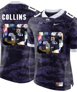 TCU Horned Frogs Purple Aviante Collins College Football Jersey
