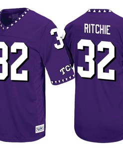 TCU Horned Frogs Purple Brandon Ritchie Player Football Jersey