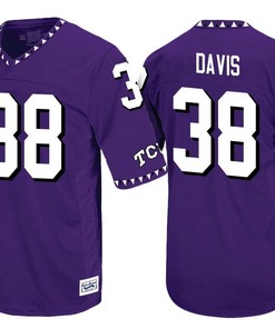 TCU Horned Frogs Purple Daythan Davis Player Football Jersey