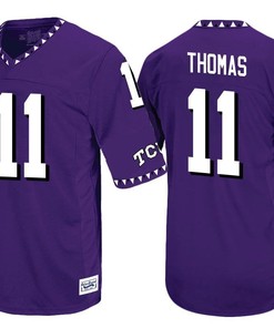 TCU Horned Frogs Purple Dylan Thomas Player Football Jersey